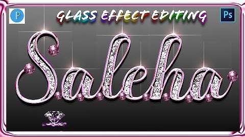 glass font editing glass effect name editing Luxury 3d glitter text effect colors style 2022
