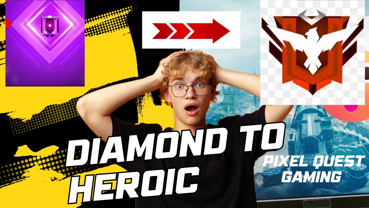 Challenge Diamond To Heroic in just 4 Days   Video of 1st Days Garena Free Fire Max