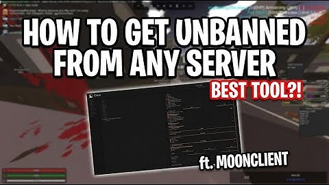 HOW TO GET UNBANNED FROM ANY UNTURNED SERVER | MOONCLIENT UNTURNED HACKS/CHEATS