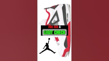 Fire Red Air Jordan 4 LEGIT CHECK | 🔥🔴