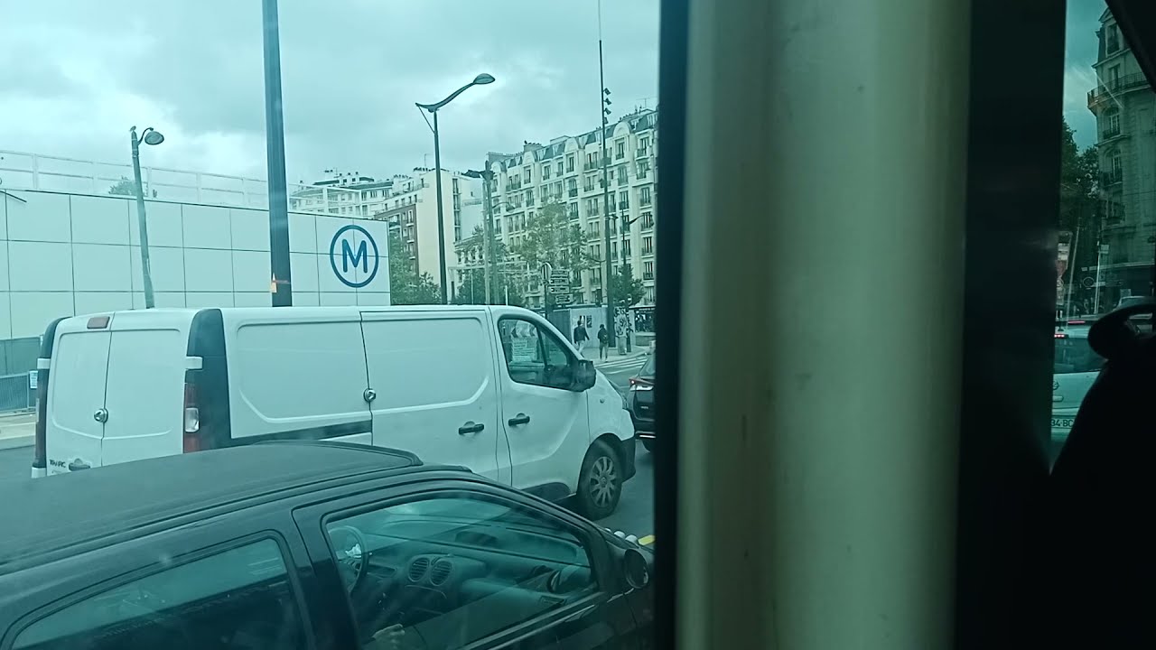 Bus 54 ( RATP ) Citelis Line N°3717 Trajet entre Gabriel Péri - Métro et Legendre
