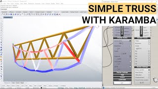 Bridge Eigen Modes analysed with Karamba on Vimeo