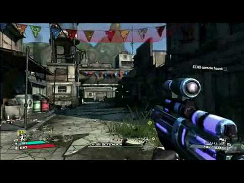 Alright people if you can give me your email address i will invite you to lockerz! a free invite if you dont know what it is just pm me thanks! Borderlands is a science fiction first-person shooter with RPG elements that is developed by Gearbox Software for Microsoft Windows, PlayStation 3 and Xbox 360. The console versions of the game were released on October 20, 2009, and the Windows version was follow on October 26, 2009. The game was first revealed in the September 2007 issue of Game Informer magazine. **THE VIDEOS AND MUSIC DO NOT BELONG TO ME** The song in the video is: Ain't no rest for the wicked by Cage the elephant