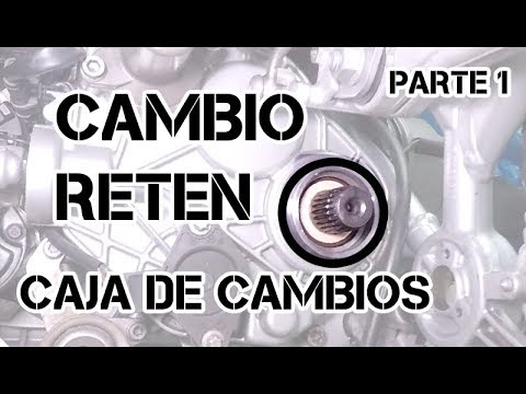 Cambio Reten salida Caja Cambios R1200GS (P1)