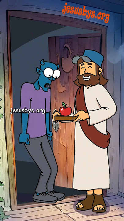 🍏 Jésus et le Complot de la Pomme Démoniaque 💥 #jesus #jesuschrist #jesuslovesyou