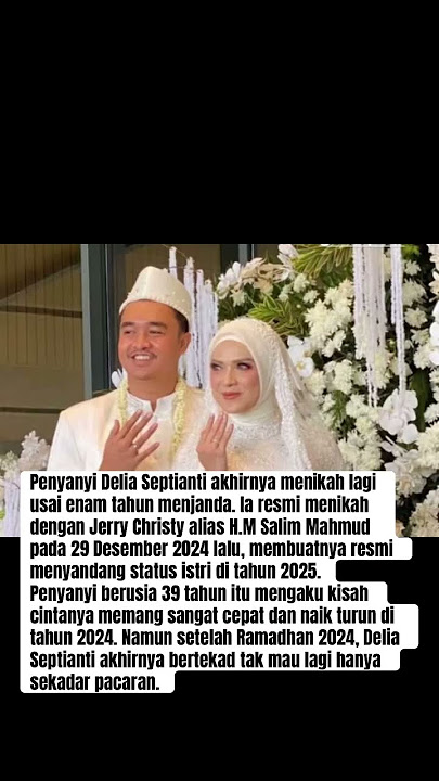 Kenal 3 Bulan, Delia Septianti Mantap Menikahi Jerry Christy Meski Usianya Lebih Muda #shorts