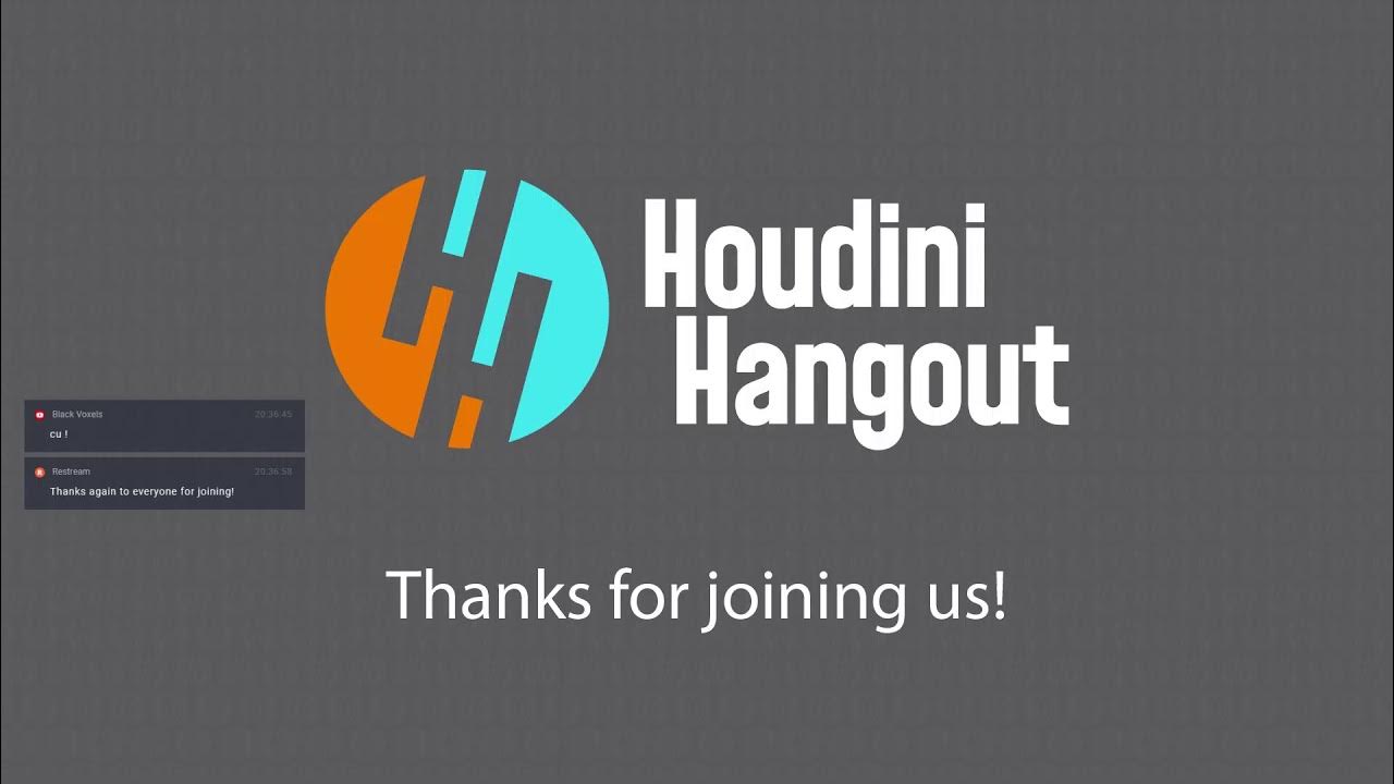 Houdini Hangout 12/18 MOPs Monday Growing Crystals Transitioning