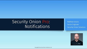Security Onion Pro Notifications