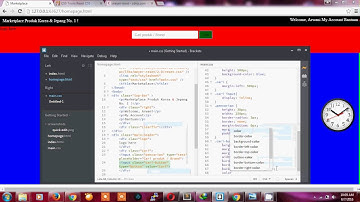Web Design Time Lapse (CSS,HTML,Jquery) Part 1