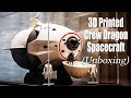 3d printed spacexs crew dragon capsule unboxing