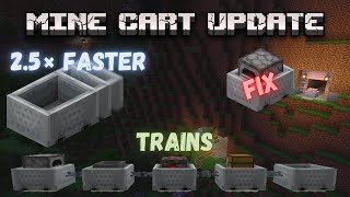 Minecarts Need an Update, Here's How to Fix Them.