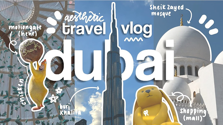 DUBAI - travel vlog 🐰🧁| shop w/me, A LOT OF FOOD, muji, aesthetic, pinterest