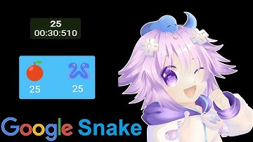 Google Snake Twin 25 Speedrun in 30s510ms [World Record]