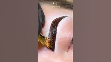 Brow Lamination & Hybrid Dye #eyebrows #browlamination #brows #hybridbrows #fyp