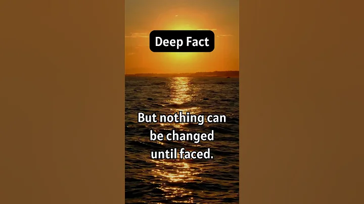 "Powerful Truth: Embrace Change by Confronting the Unchangeable 🔥✨" #EmbraceChange #FaceTheTruth