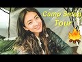 LIVING IN A TENT🌲: My Yosemite Camp Setup Tour | Hobo Ahle