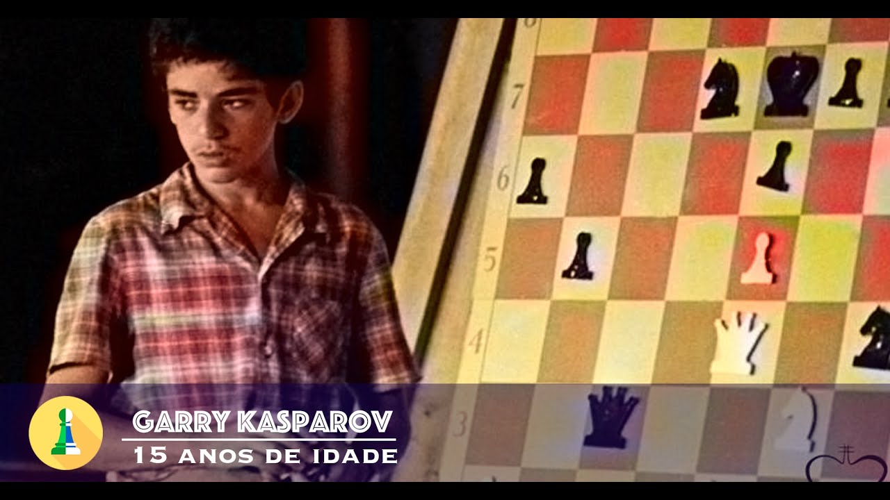 Kasparov com 15 anos, o Ogro de Baku 