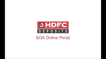 Download Account Statement through HDFC Deposits Online System