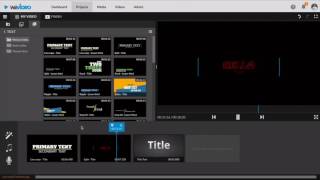 WeVideo Moving Text Additions