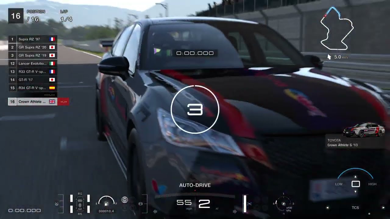 Gran Turismo 7 Engine Swap Toyota Crown Athlete G '13 700PP Tune / Setup (Update 1.34)