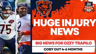 🚨Coby Bryant OUT + Ozzy Trapilo Return! BIG Chicago Bears news