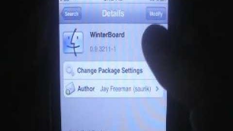 How to Get Winterboard On Your Jailbroken iPod Touch