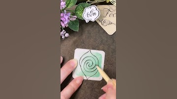 Zentangle Pattern #YinShel 禪繞畫 禪繞圖樣 (N.1709) Eva Wu Zendoodle 禅绕画 ゼンタングル ZIA #shorts