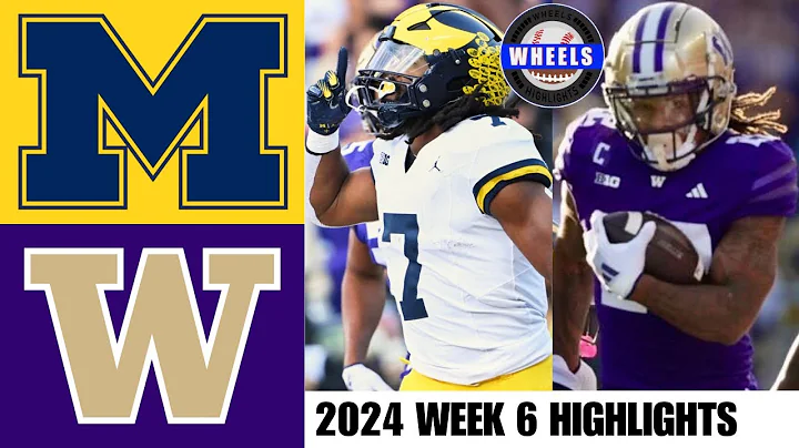 #10 Michigan vs Washington | Full Game Highlights | 2024 College Football Highlights