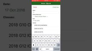 How to prepare a zipgrade quiz answer key