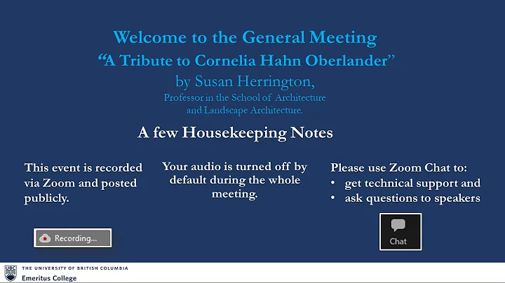 General Meeting with Susan Herrington on November ...