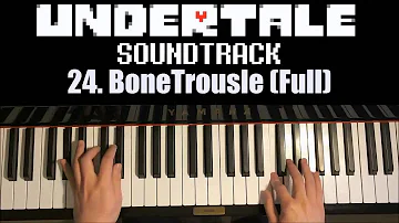 Undertale OST - 24. BoneTrousle (Advanced Piano Cover)