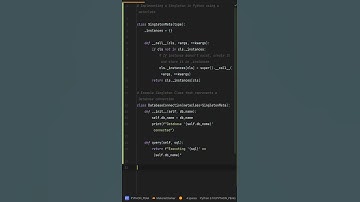 What’s the trick to create a Python singleton? Python Singleton Class The Surprising Trick!