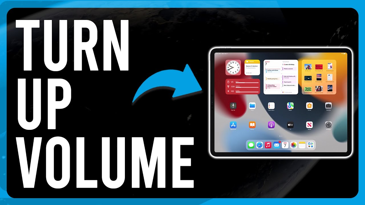 how-to-turn-up-volume-on-ipad-adjust-the-volume-on-ipad-youtube