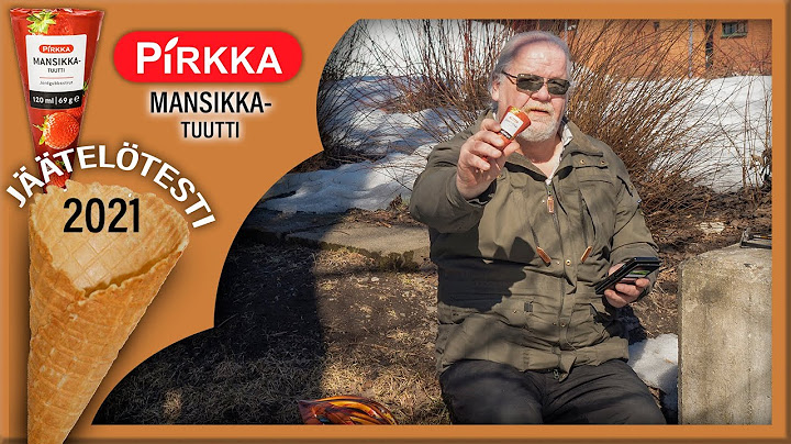 Jäätelötesti 2021-1 - Pirkka mansikkatuutti