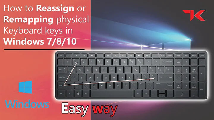 How to reassign or remapping physical keyboard keys in Windows 7/8/10 ⌨ (Easy Way)