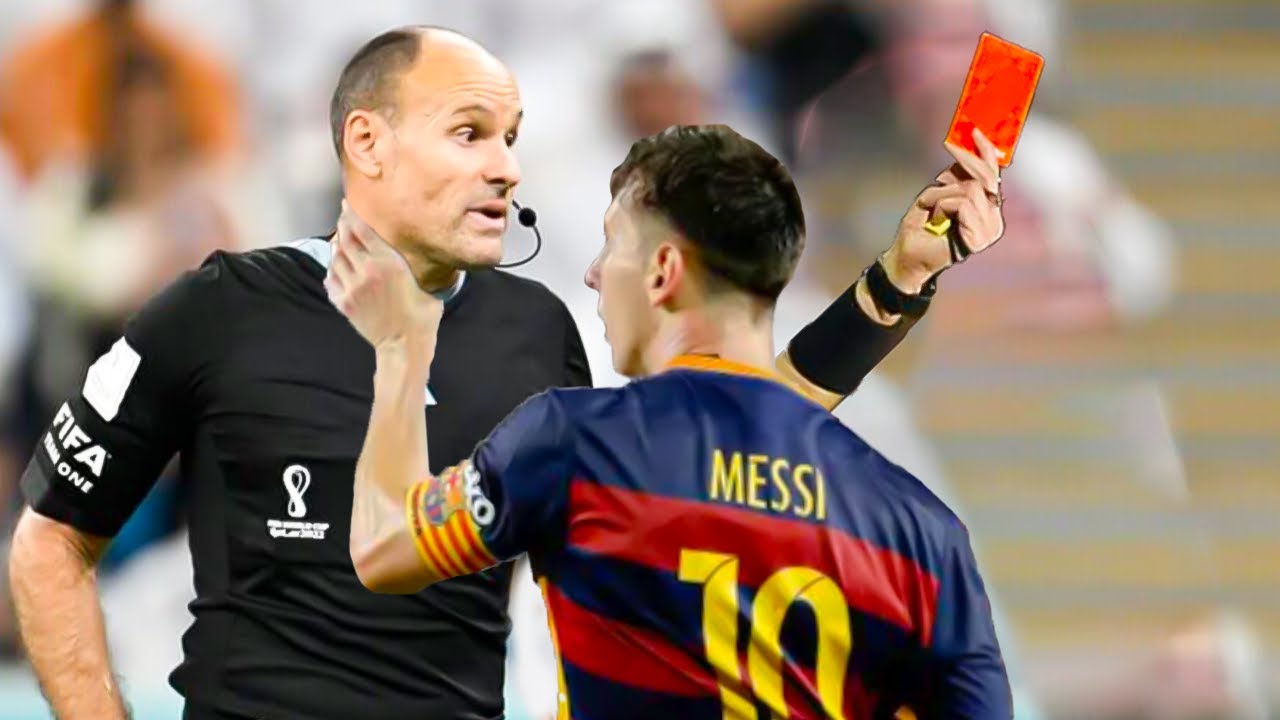 Messi vs Referees - YouTube