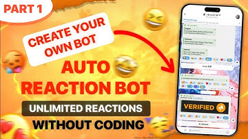 How to Create an Auto Reaction Bot on Telegram Without Coding | Full Set-up Tutorial