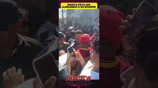 SANTA FE KLAN Así lo Reciben en su BARRIO ‼️😱#santafeklan #mexico #usa #españa #chile