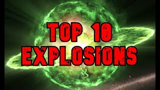 Top 10 Star Wars EXPLOSIONS!