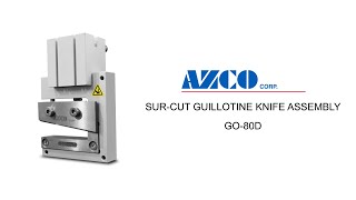 Modular Guillotine Knife Assembly Precisely Cuts a Wide Variety of Flexible Materials | GO80D