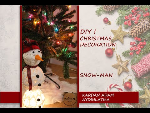 Video: Bir Noel Ağacına Bir Kardan Adam Nasıl Bağlanır