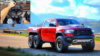 Hennessey Mammoth Trx 6X6 - Forza Horizon 5 Street Off-Road Steering Wheel Gameplay