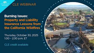 Property and Liability Insurance Lessons from the California Wildfires | American Bar Association