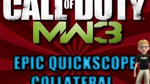 MW3 | Wallbang quick scope Collateral