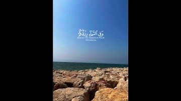 سورة الذاريات                           الآية ٢٠ - ٢٢               ،        القارئ الشيخ اسلام صبحي