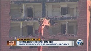 Demolition begins on the Brewster-Douglass Housing Project