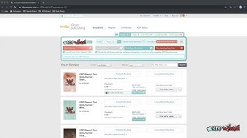 KDP Wizard Tutorials / Listing / Bookshelf Sales