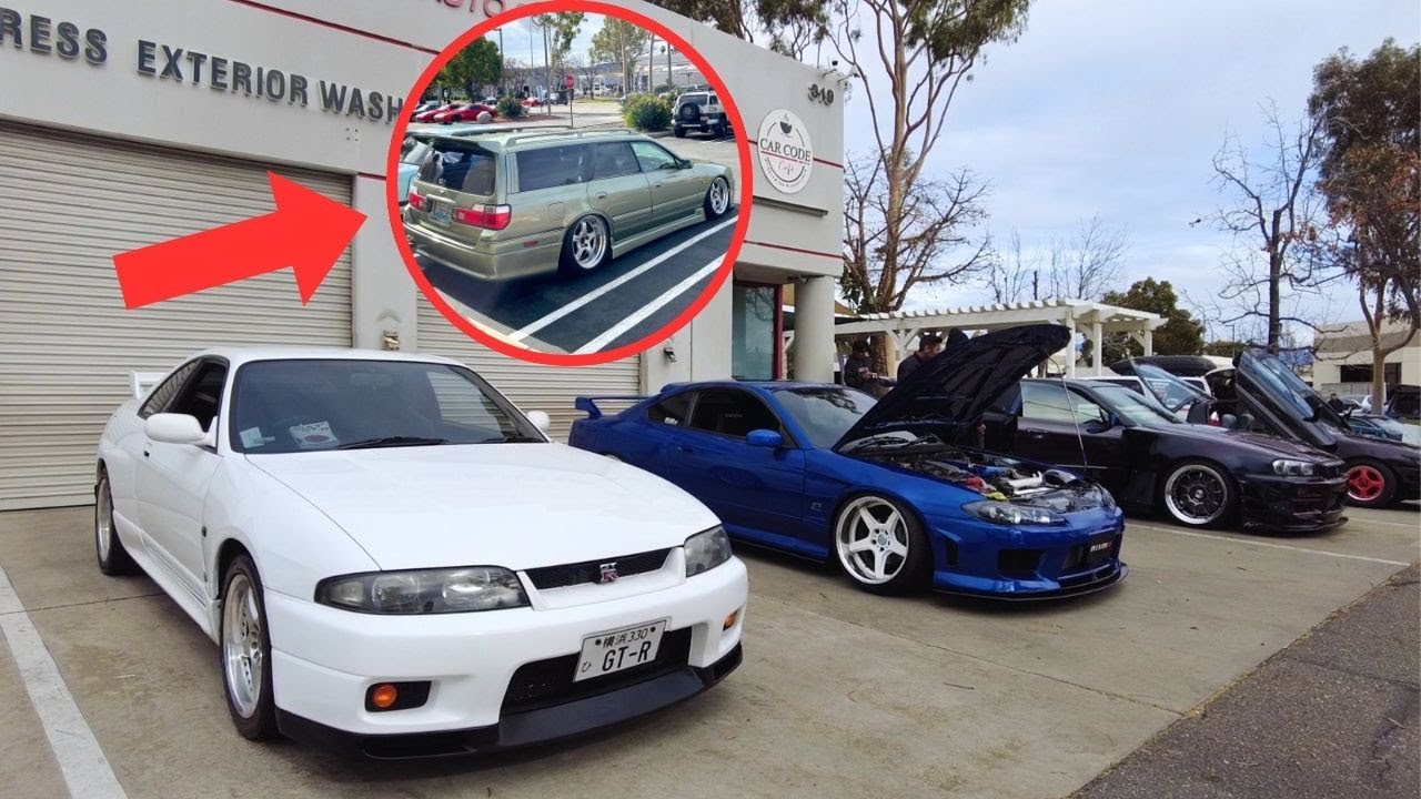 Japan in LA: Sonkei Blue JDM Cars & Coffee - YouTube