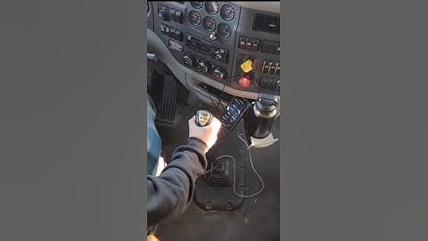 How to shift a 13 speed manual transmission!