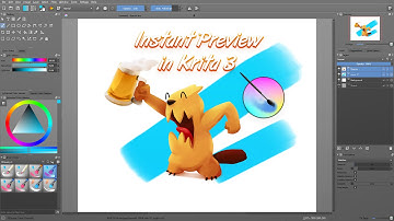 Instant Preview: new rendering engine in Krita 3